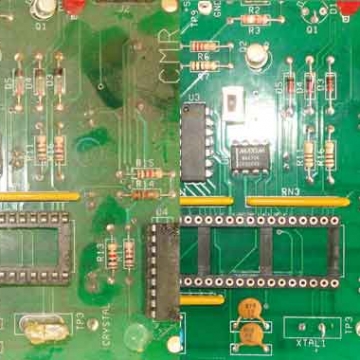 شستشوی التراسونیک قطعات الکترونیکی